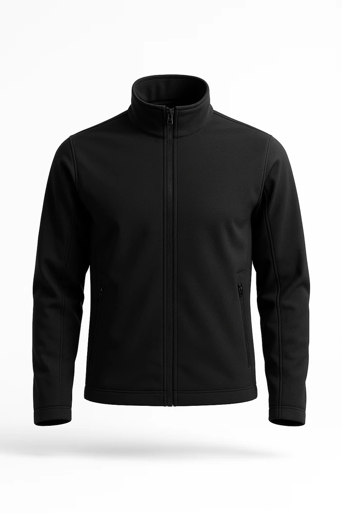 Custom embroidered soft shell jacket